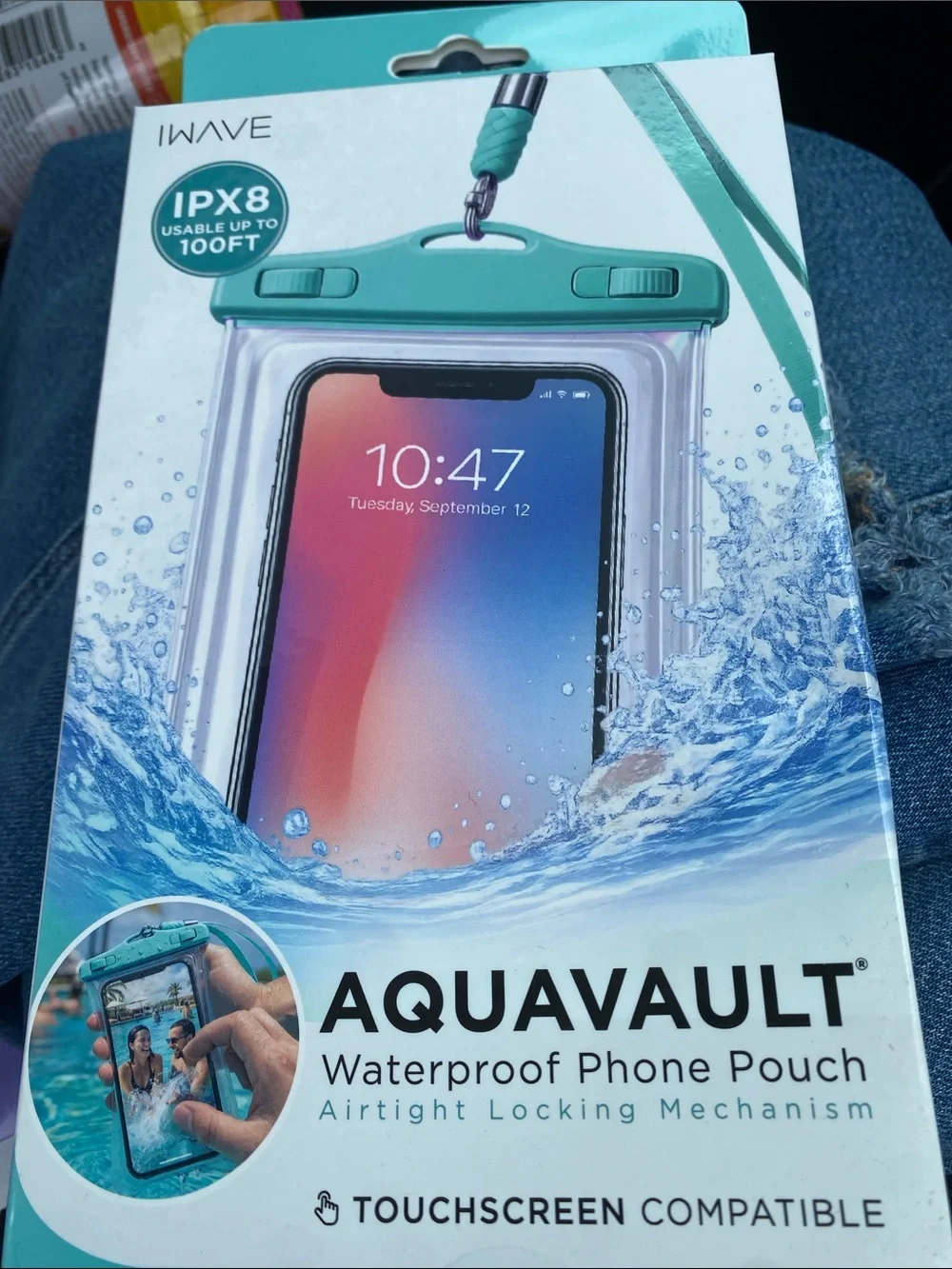 AquaVault Waterproof Phone Pouch - Teal